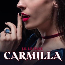 Audiobook cover of Carmilla, the 1872 book by J. Sheridan Le Fanu.