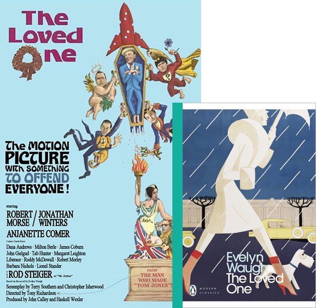 The Loved One. The 1965 movie compared to the 1948 book