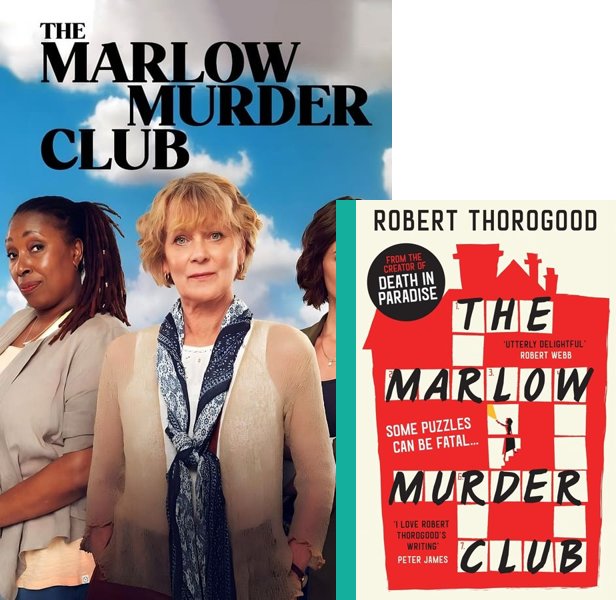 The Marlow Murder Club. The 2024 TV series compared to the 2021 book