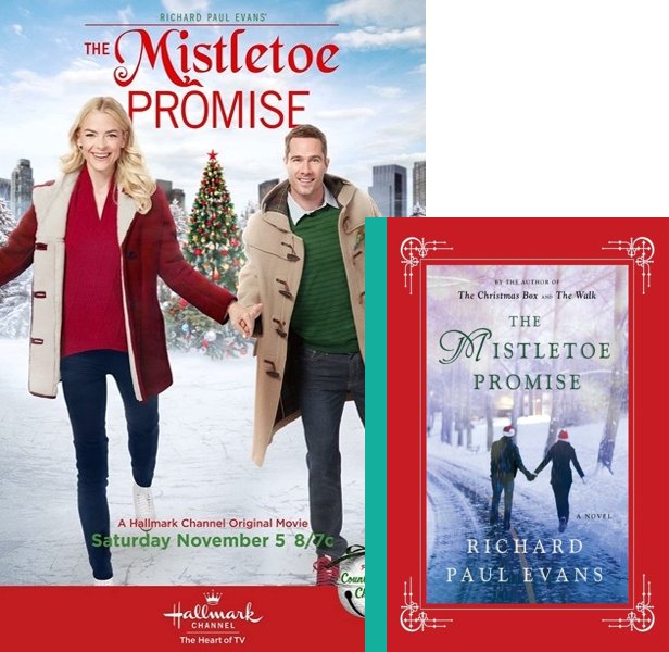 The Mistletoe Promise. The 2016 movie compared to the 2014 book