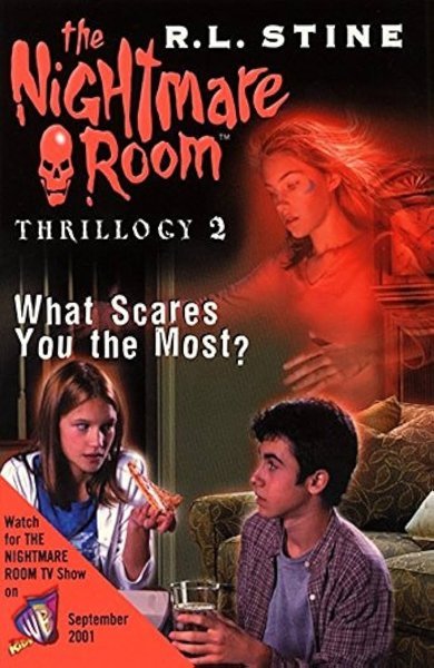 Cover of What Scares You the Most?, the 2001 book by R.L. Stine