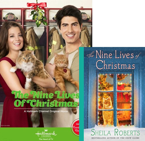 The Nine Lives of Christmas. The 2014 movie compared to the 2011 book