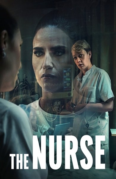 Poster of The Nurse, the 2023 TV series by Kasper Barfoed