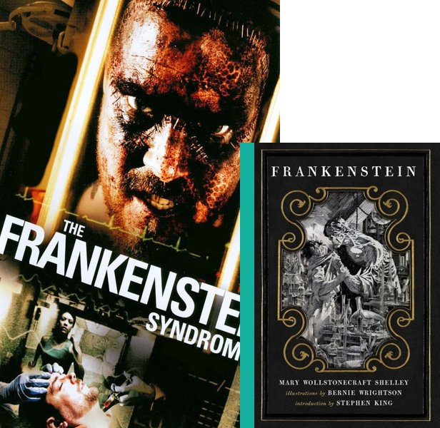 The Prometheus Project. The 2010 movie compared to the 1818 book, Frankenstein