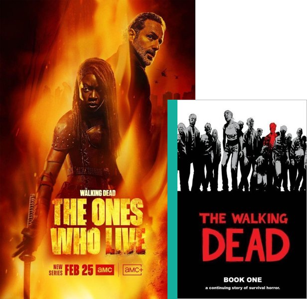 The Walking Dead: The Ones Who Live. The 2024 TV series compared to the 2004 comic book, The Walking Dead