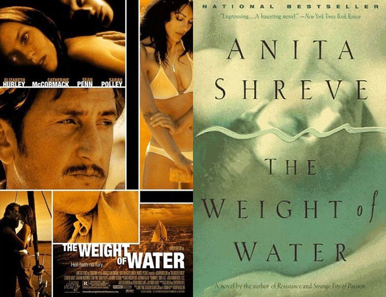 The Weight of Water. Poster of the 2000 movie and cover of the 1997 book