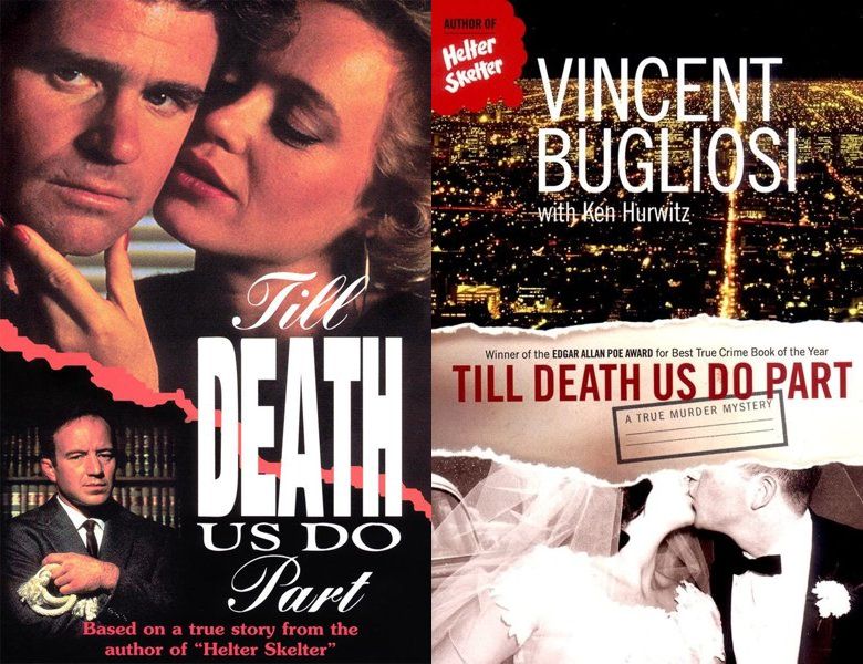 Till Death Us Do Part. Poster of the 1992 movie and cover of the 1978 book, Till Death Us Do Part: A True Murder Mystery